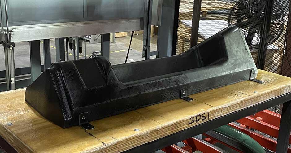 Large printed industrial tooling and mould