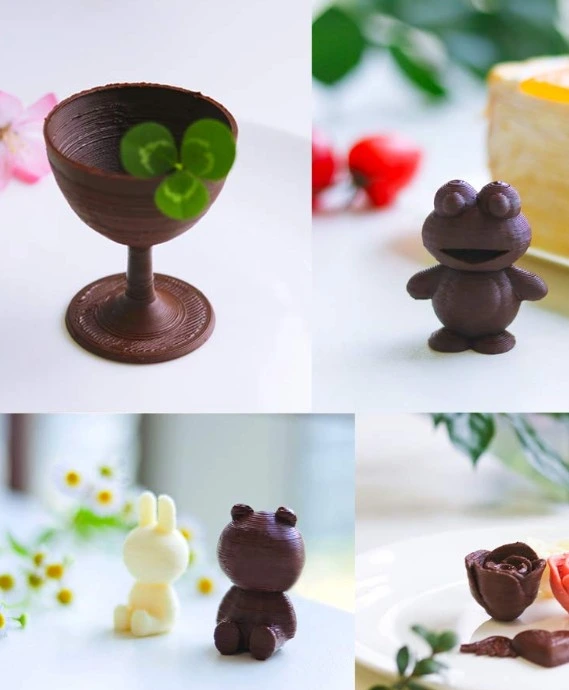 future of chocolate 3D printing multi-material
