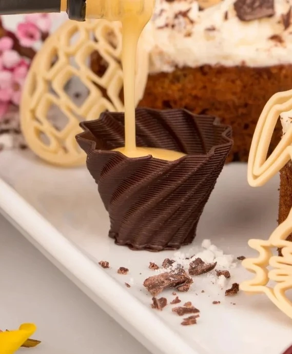 'chocolate 3D printing fine dining applications