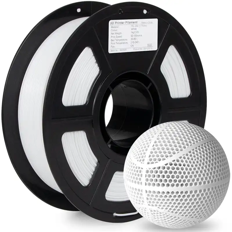 TPU filament (THERMOPLASTIC POLYURETHANE) for FFF 3D printing services