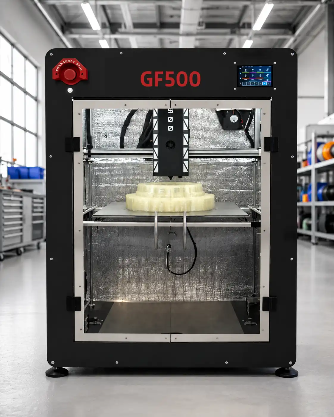 GF500 pellet 3D printer