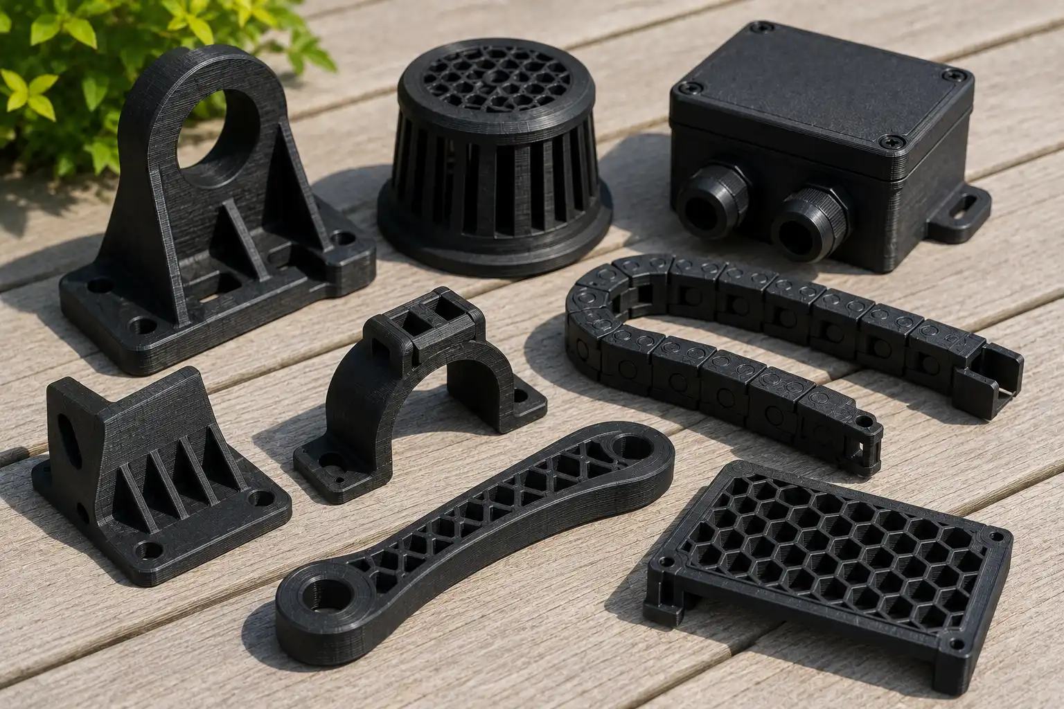 Outdoor and UV-exposed 3D printing