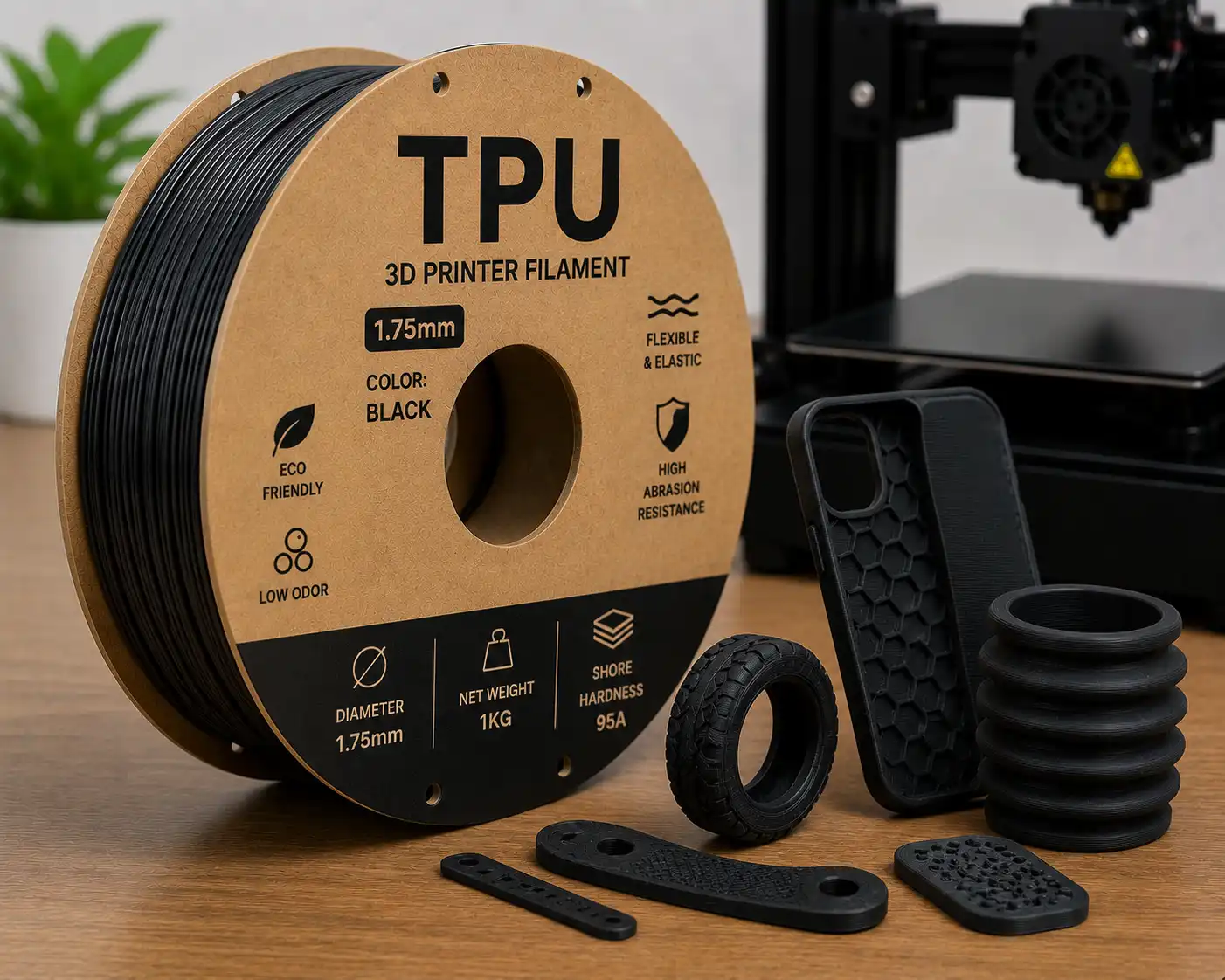 TPU flexible wear-resistant elastomer filament