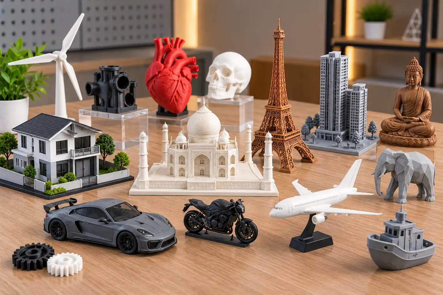 Custom 3D printed miniature models