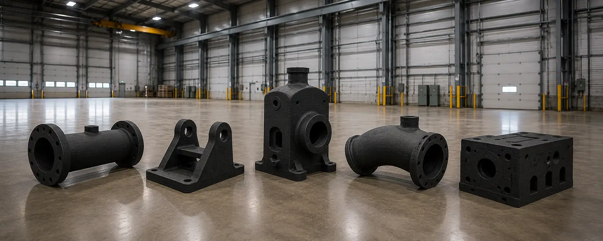 Industrial pellet 3D printing (FGF) service for large-format engineering parts and low volume manufacturing