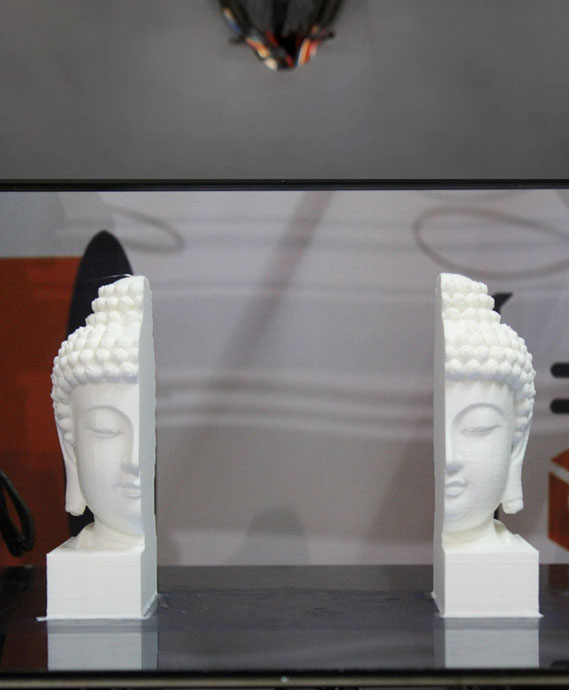 Mirror 3D Printing with DP300-IDEX 3D Printer