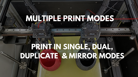 Features of IDEX 3D Printer